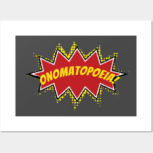 Onomatopoeia Posters and Art